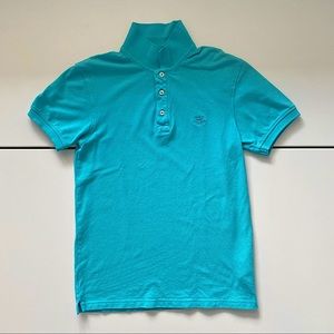 ZARA MEN ORIGINAL CLASSIC BASIC POLO LIGHT BLUE